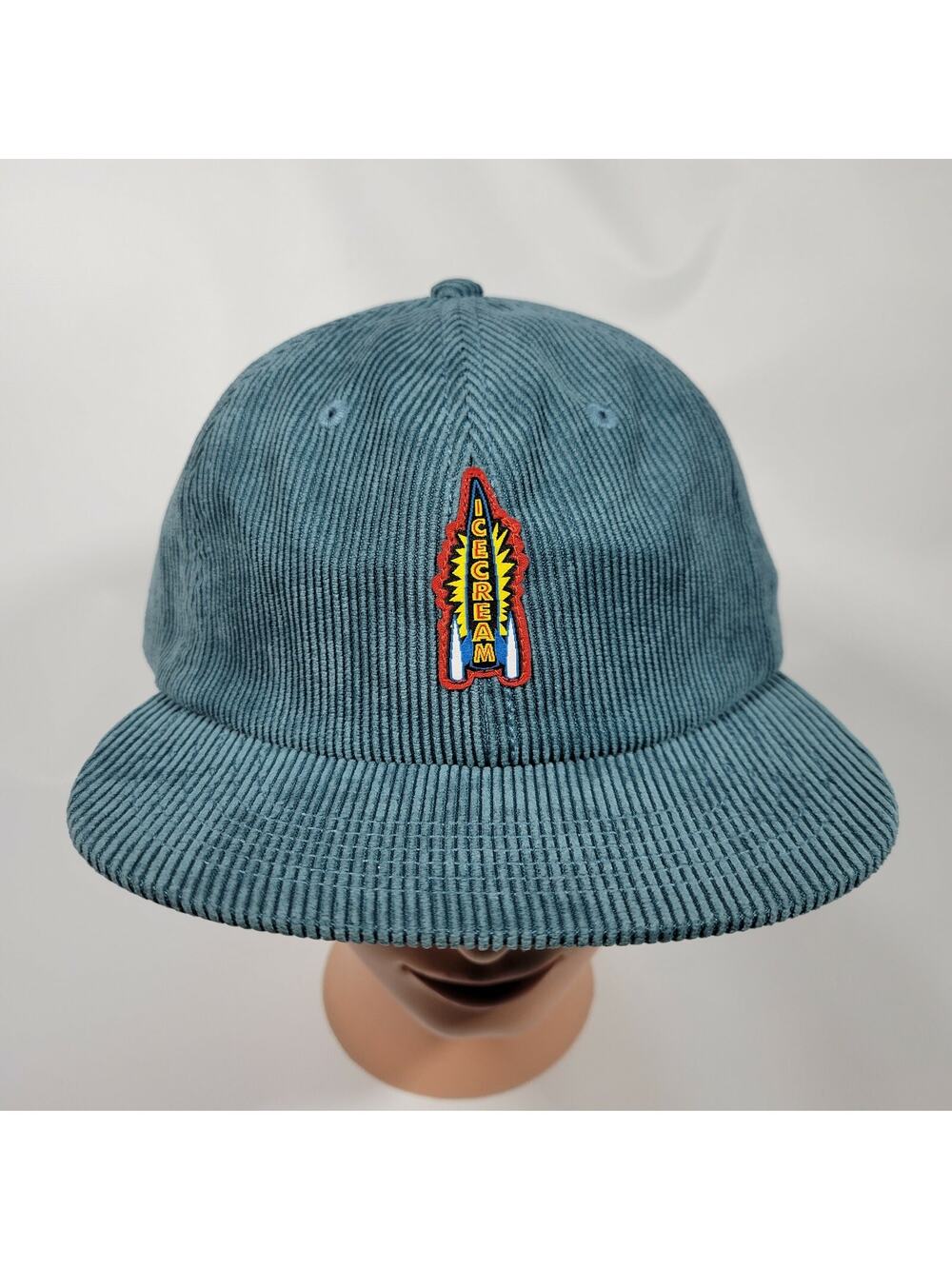 NEW BBC Ice Cream Blast Off Strapback Deep Teal Corduroy Billionaire Boys Club